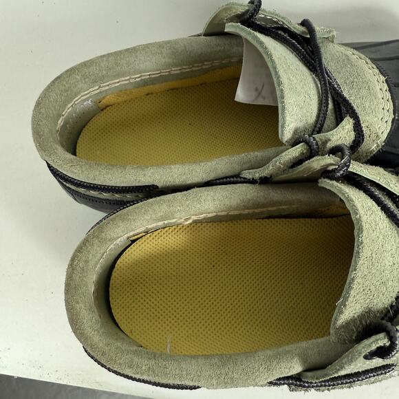 L.L. Bean Duck Boots Kids 6 Blue Lace-Up Suede Round Toe Waterproof Classic - Picture 9 of 10